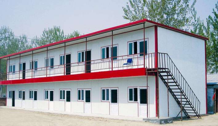 2017 Hot Sale G+1 Floor Prefab Labour Camp